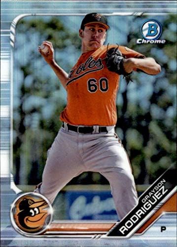 2019 Bowman Chrome Draft Refarcator BDC-121 Grayson Rodriguez RC Rocie Baltimore Orioles MLB Baseball Trading Card