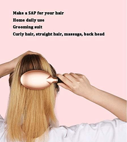 Wssbk коса скалп масажа чешел воздушно перниче четка за коса, жени влажна кадрава заплеткана коса четка негативна за салони за