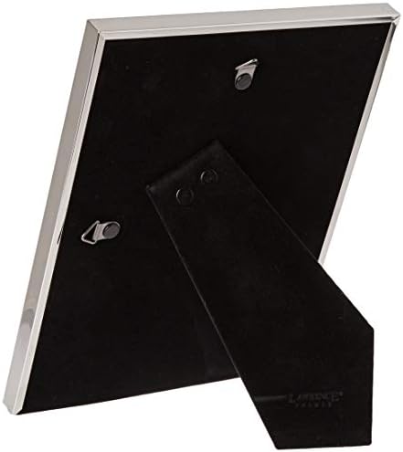 Лоренс рамки 4 од 6-инчен сребрена метална рамка за слика, четкана сребрена внатрешна панел
