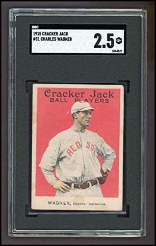 1915 Cracker Jack 31 Heinie Wagner Boston Red Sox SGC SGC 2,50 Red Sox