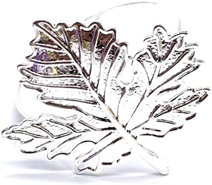 Xjjzs гроздобер јајце -салфетка тока метална лисја од салфетка прстен шума серија тема свадбена салфетка прстен