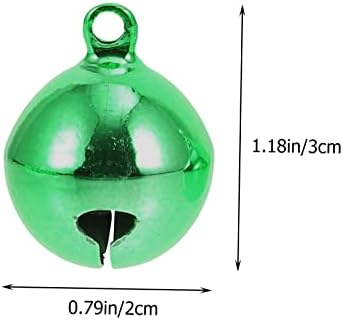 Циеео 30 парчиња Божиќен Збор Ѕвонче Накит Ѓердан Мини Декор Ноќта На Вештерките Декор Божиќ Виси Приврзок Рустикален Калај Ѕвона Божиќна