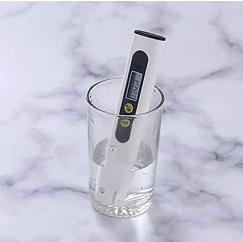 Yiwango прецизен тестер за квалитет на вода дигитален метар LCD дисплеј Пенка за тестирање со две клучеви Бела мерач за тестирање