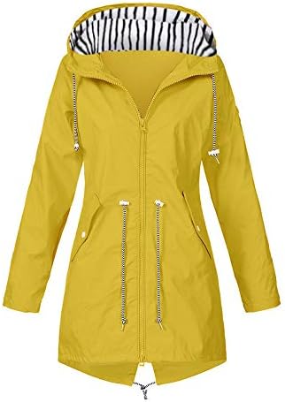 Женска руно наредена јакна од дожд со долги ракави, ветерница за ветерници за ветерници за ветерници, со качулка, палто со лесна долга јакна палто