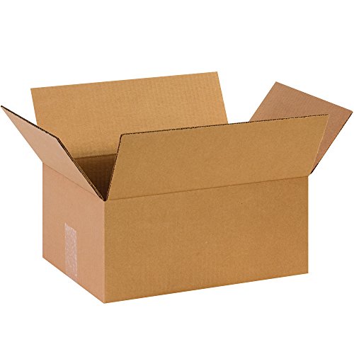 КУТИЈА Сад Превозот Кутии Средни 14 л х 10 В х 6 Ч, 25-Пакет | Брановидни Картонска Кутија За Пакување, Движење И Складирање