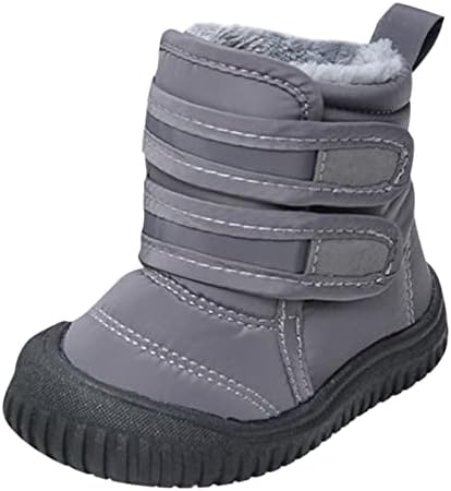 Qvkarw кука јамка со ниско исечено чизми водоотпорна крпа снег чизми деца зимски чевли девојки момчиња на отворено чизми бебе девојки чевли