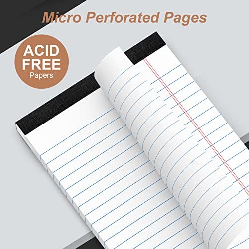Подложни подлошки за белешки за повеќе Pluspro - Пакет од 10 мали легални влошки од 4x6 инчи за брзи белешки и потсетници - хартија за пишување