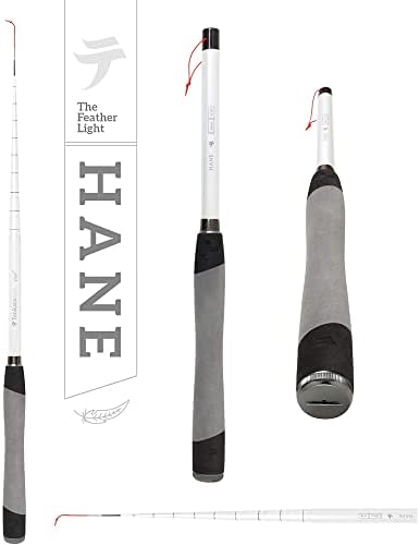 Tenkara USA Fly Fisher Hane ™ Rod со Case, Super Compact All-Aword за мала и средна риба-ултра-порта, јаглеродни влакна, лесна