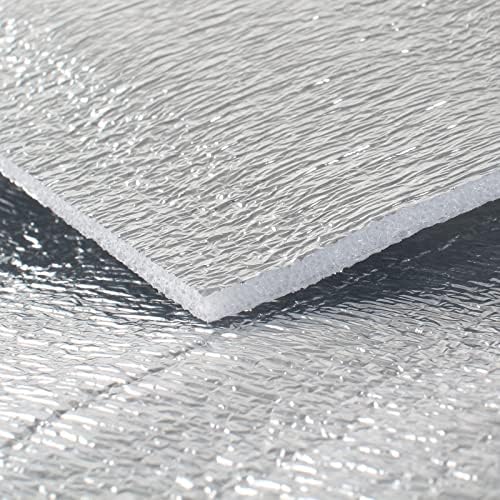 Рефлексивна изолација од 5мм рефлексивна изолација од пена, зрачна бариера 40 „× 80“ двојна алуминиумска фолија на ладна и топлинска