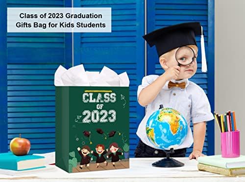 Штозначај 2023 Дипломирање Подароци Торба Класа на 2023 Градинка Предучилишна Матура Подароци Торба Со Ткивна Хартија И Рачка 11.5 Дипломирање