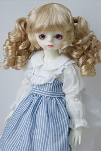 JD308 Twin Long Wave Ponytail BJD Pig Synthetic Mohair Doll додатоци