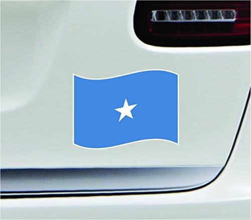 Мавтајќи со знамето Сомалија 3х5 инчи Светска земја Америка Американски налепници во боја на налепница држава винил - изработена и испорачана