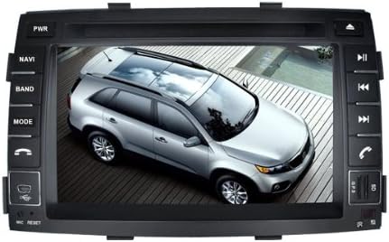 ЗА Oem Fit KIA SORENTO 2010-2012, АВТОМОБИЛ ДВД Плеер Екран На Допир + Радио HEADUNIT Gps Систем За Навигација, Со резервна копија сензор/8gb sd