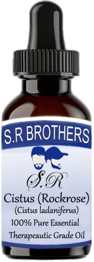 S.R браќа Cistus чисто и природно есенцијално масло од одделение со капнување 30 ml