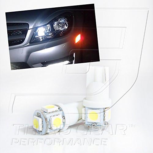 TGP T10 White 5 LED SMD клин 5050 паркинг светилки пар 2000-2009 компатибилен со Honda S2000