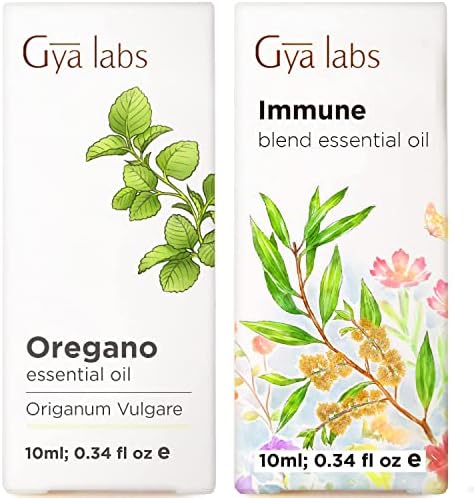 Орегано масло за нокти и имунолошки есенцијално масло за дишење GYA Set - чисто терапевтски одделение за есенцијални масла -