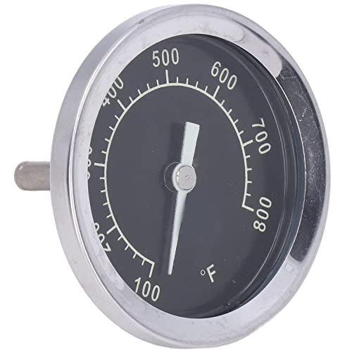 Термометар за куќиште од не'рѓосувачки челик Heimp, термометар за бирање, мерач на температура од не'рѓосувачки челик 100-800 ℉ Скали