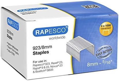 Staples на Rapesco 923 серија P4000 8mm