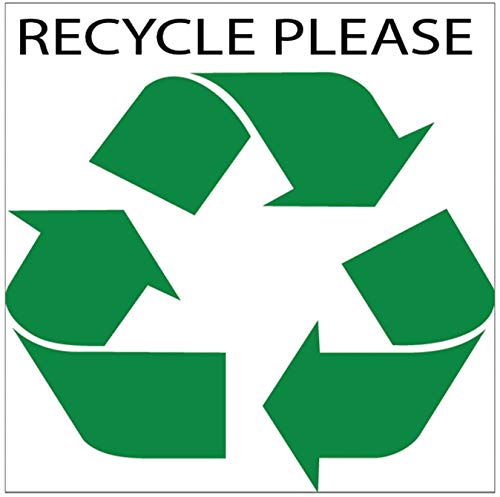 Рециклирајте ја налепниците за отпадоци за отпадоци за отпадоци за отпадоци за отпадоци од домашна канцеларија за внатрешни работи на отворено