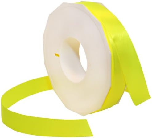 Morex Ribbon Neon Brights Satin, 7/8-инчи од 50-двор, неонска топла розова