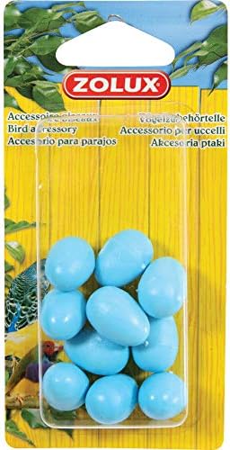 Золукс Пакет од 10  Лажни Јајца За Канаринците