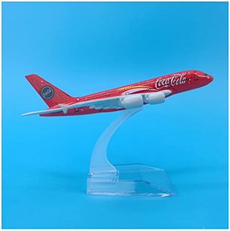 Модели на авиони 1: 400 Fit for Airbus A380 Cola Aviation Aviation Aviation Alloy Alloy Ailorct Model Decoration Collection Collection Collection Graphic Graphic Display