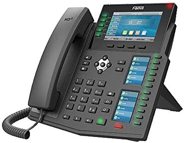 Fanvil IP телефон x6u high-end со 20 SIP линии со двојна гигабит порта POE Интегриран