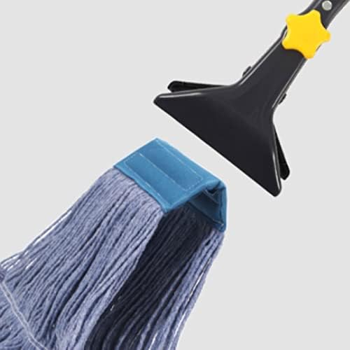 Knfut mop, прстен за краен јаже јаже, тешка памучна четка комерцијална индустриска рачка рачка за стегање на ноктот за чистење на