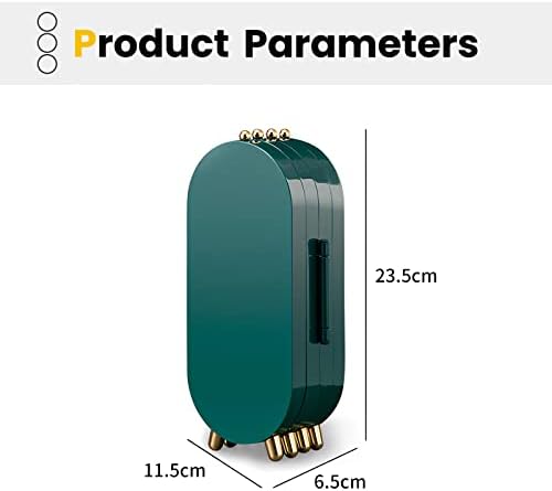 Wssxc Гроздобер Накит Организатор Накит Складирање Дисплеј Кутија, Идеален За Чување Ѓердани, Прстени, Обетки И Повеќе Кога