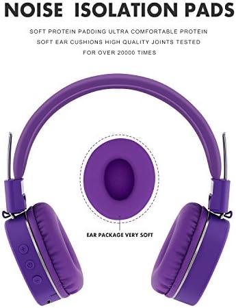 Rockpapa K8 Детска детска детска безжична слушалки 2 пакувања, Bluetooth на слушалките за уво со микрофон и далечински управувач, повик