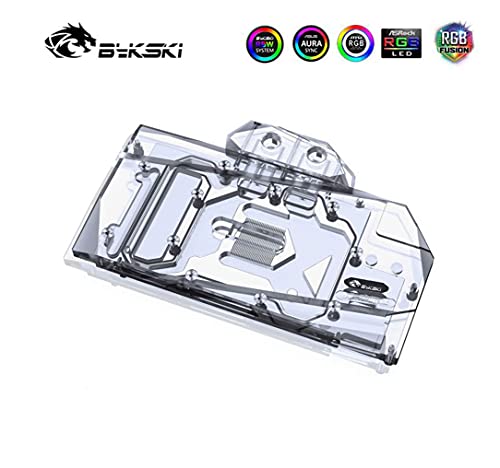 Bykski GPU Waterblock Вода ладилник бакар GPU течен ладење блок течен ладилник графички картички GPU блок на задната плоча за MSI Geforce