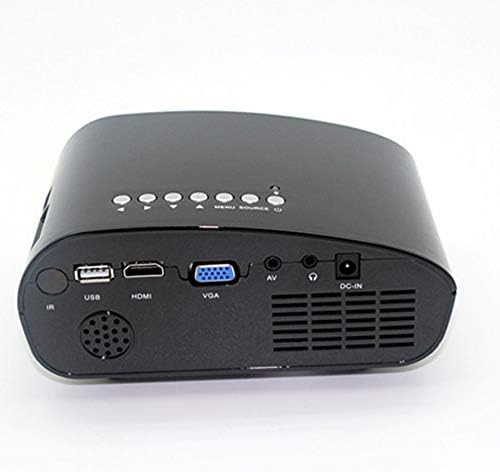 ZZK LED преносен мини проектор, HD 1080P поддржан HDMI Connect на компјутерски лаптоп за домашно видео кино