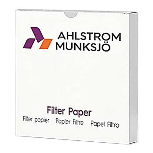 Ahlstrom 8613-0300 Шеќер Тестирање Филтер Хартија, 4 Микрони, Среден Проток, одделение 8613, 3cm Дијаметар