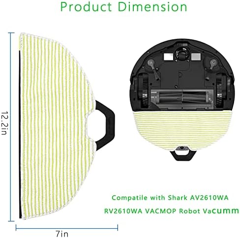 Подлога за замена на вакуум kVLZ за ајкула AV2610WA Компатибилен RV2610WA RV2620WD RV2401WD RV2610WFUS AI Ultra 2- IN-1 роботски