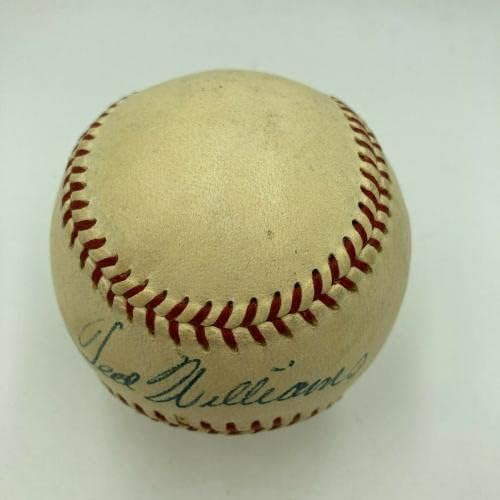 Најдобриот Тед Вилијамс игра денови потпишан во 1950 -тите „Американска лига Бејзбол ЈСА“ - автограмирани бејзбол