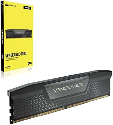 CORSAIR Одмазда DDR5 RAM МЕМОРИЈА 64GB 6400MHz C32-40-40-84 1.4 В Интел Оптимизирана Компјутерска Меморија Црна