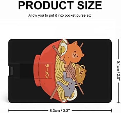 Каваи мачка јапонски раменски тестенини картички USB 2.0 флеш -уред 32G/64g шема печатена смешна