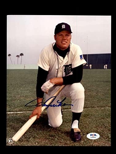Bill Freehan PSA DNA потпиша 8x10 Photo Tigers Autograph - Autographed MLB фотографии