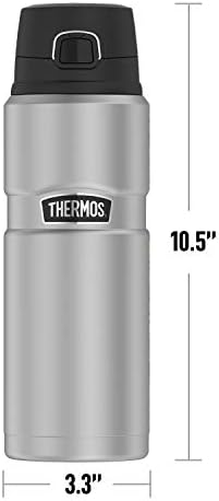 Подземје за летање Термос Термос од не'рѓосувачки челик за пијалоци од не'рѓосувачки челик, вакуум изолиран и двоен wallид, 24oz