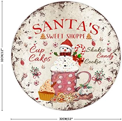 Bestorlove Round Tin Sign Saft Shop Shoppe Aluminum знак метал декор wallиден знак wallиден постер wallиден декор, врата плакета за лименка, испратен