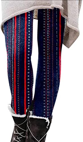 Божиќни хеланки женски меки удобни четкани хеланки гном хулахопки панталони со високи тренинзи со половината