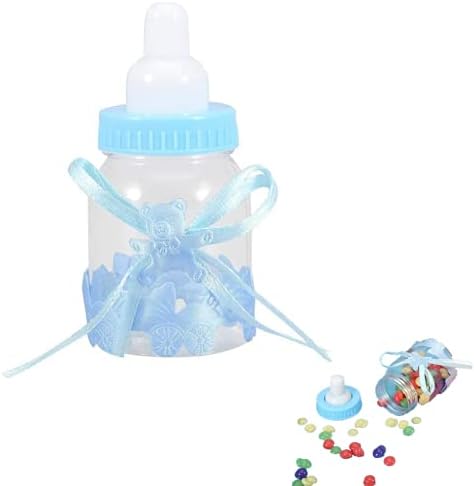 24 парчиња шишиња за полнење, шишиња со пополнување слатка бонбони кутија бебе туш фаворизира подарок за украси за забава за бебиња за туширање