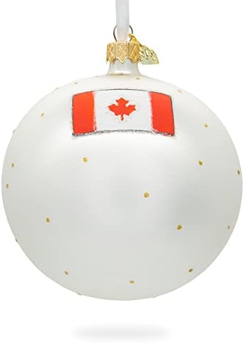 Стариот Квебек, Квебек Сити, Канада стакло топка Божиќ украс 4 инчи