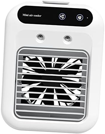 IEUDNS Преносен климатик за ладење на климатик вентилатор Личен простор Испарувачки ладилник на вентилаторот за ладење на вентилаторот за ладење вода со 2 брзини и 2 с
