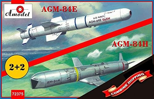 Амодел 72375-1/72 ракети AGM-84E и AGM-84H на Комплет за пластични модели на колички