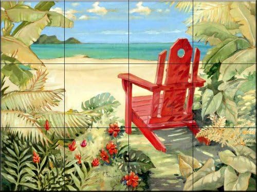 Фреска Од Керамички Плочки-Поглед На Брегот-Од Пол Брент