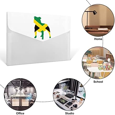Питбул Јамајка Знаме Печатени Проширување На Папката Со Датотеки 6 Џебови Хармоника Документи Организатор За Домашна Канцеларија