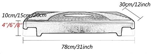 Зпи Прилагодлива Мини Скалила Степер Опрема За Вежбање, Мултифункционален Чекор За Вежбање, Не Се Лизга Со Платформа За Аеробни Чекори