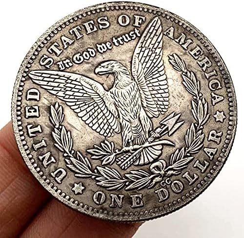 1881 година Американска вагантска монета череп пар комеморативен подарок за колекционерска монета среќна паричка