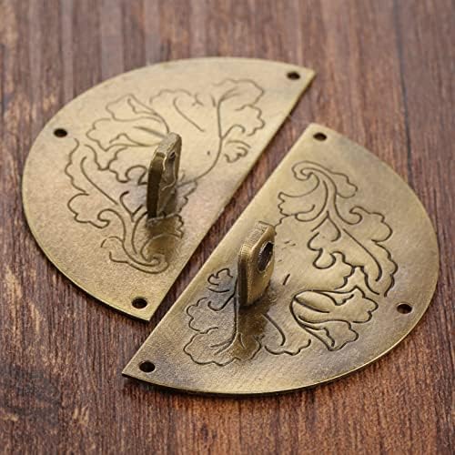 Халу антички мебел хардвер сет за преклопување на бравата hasp токан затворач декоративно кинески стар брава на катанец за накит дрвена кутија